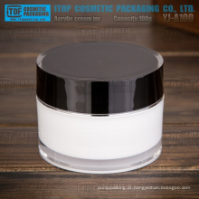 Cilindro de 100g de YJ-A100 aplicação larga para cosméticos indústria grosso acrílico frasco de creme